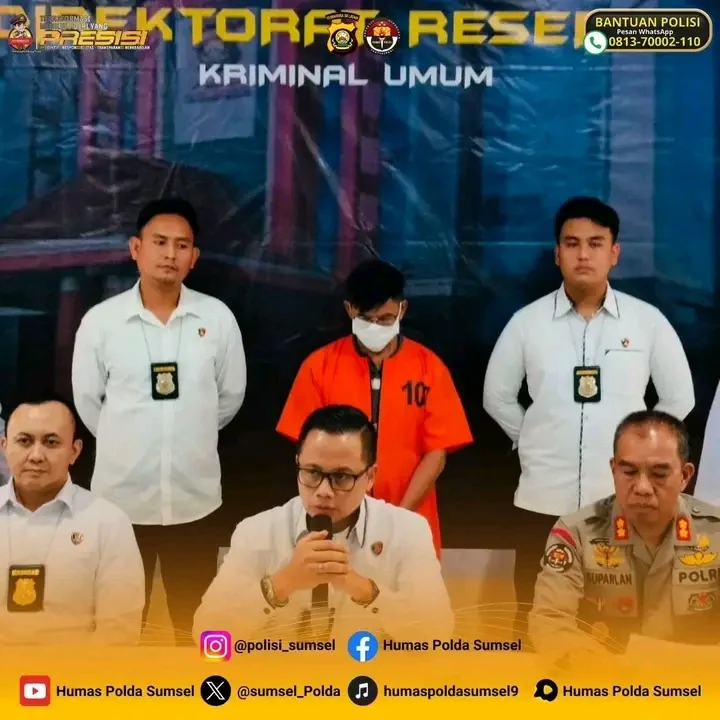 Polda Sumsel Amankan PNS Tersangka Pencabulan Mahasiswa di PalembangPalembang,info86news.com Direktorat Reserse