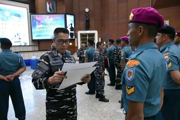 PRAJURIT MARINIR RAIH PERINGKAT 1, 2, 3 DAN 4 TAMTAMA TELADAN  DAN PERINGKAT 1 BAMA TELADAN TINGKAT  TNI AL TAHUN 2024
