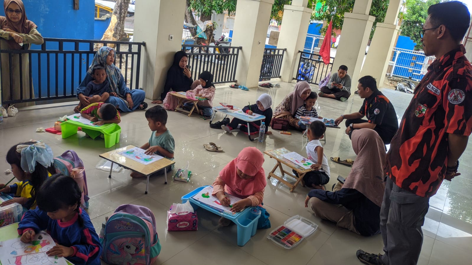 Meriahkan HUT RI-79 Keluarga besar Pemuda Pancasila PAC Mallusetasi mengadakan berbagai lomba.