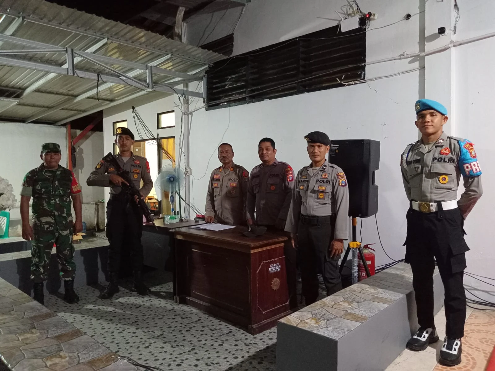 Ops Mantap Praja Tinombala 2024 Polres Touna, Satgas Preventif Gelar Patroli Malam

