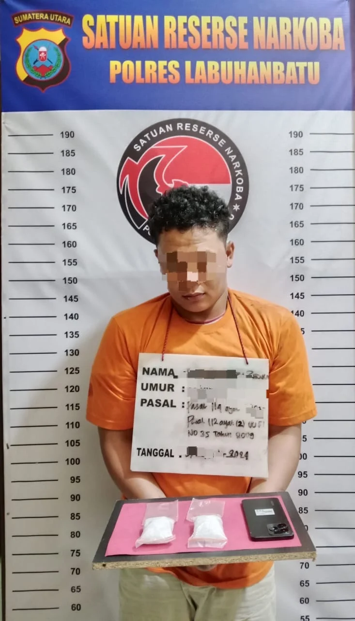 Satres Narkoba Polres Labuhanbatu Sita Sabu Seberat 1 Ons*