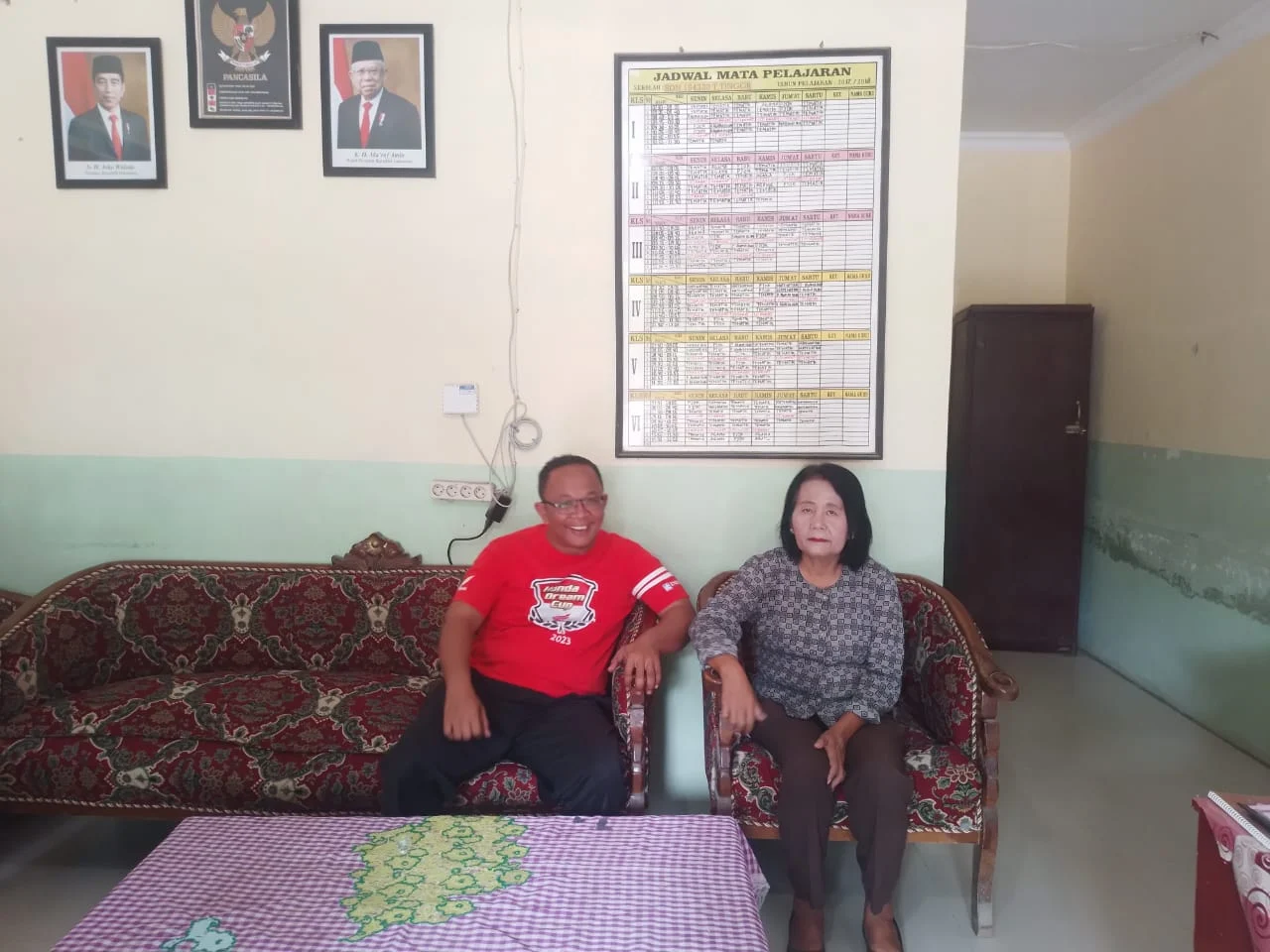 Silaturahmi Dan Konsolidasi Dengan Kepsek SDN 164330 " Hidup Indah Tanpa Sampah"