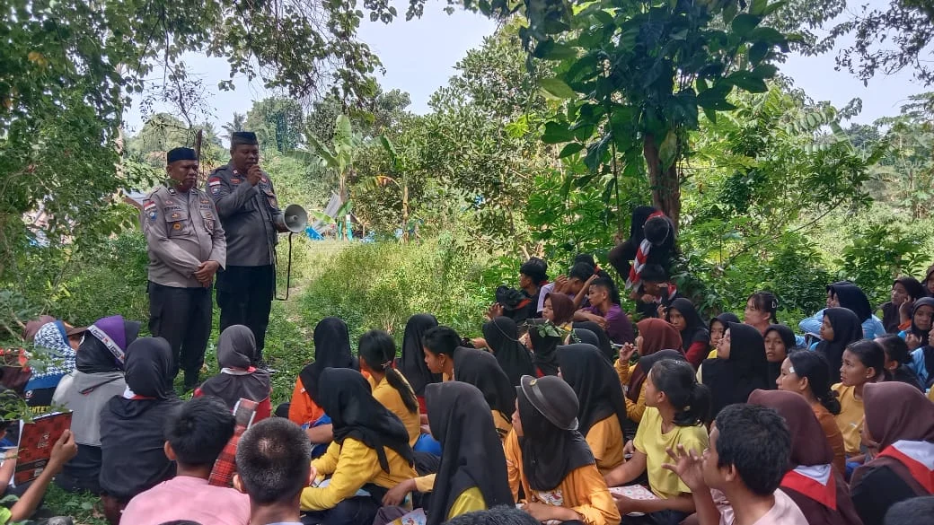 Da'i Polri Bekali Pramuka SMAN 1 Parigi dengan Wawasan Kebangsaan, Cegah Radikalisme*
