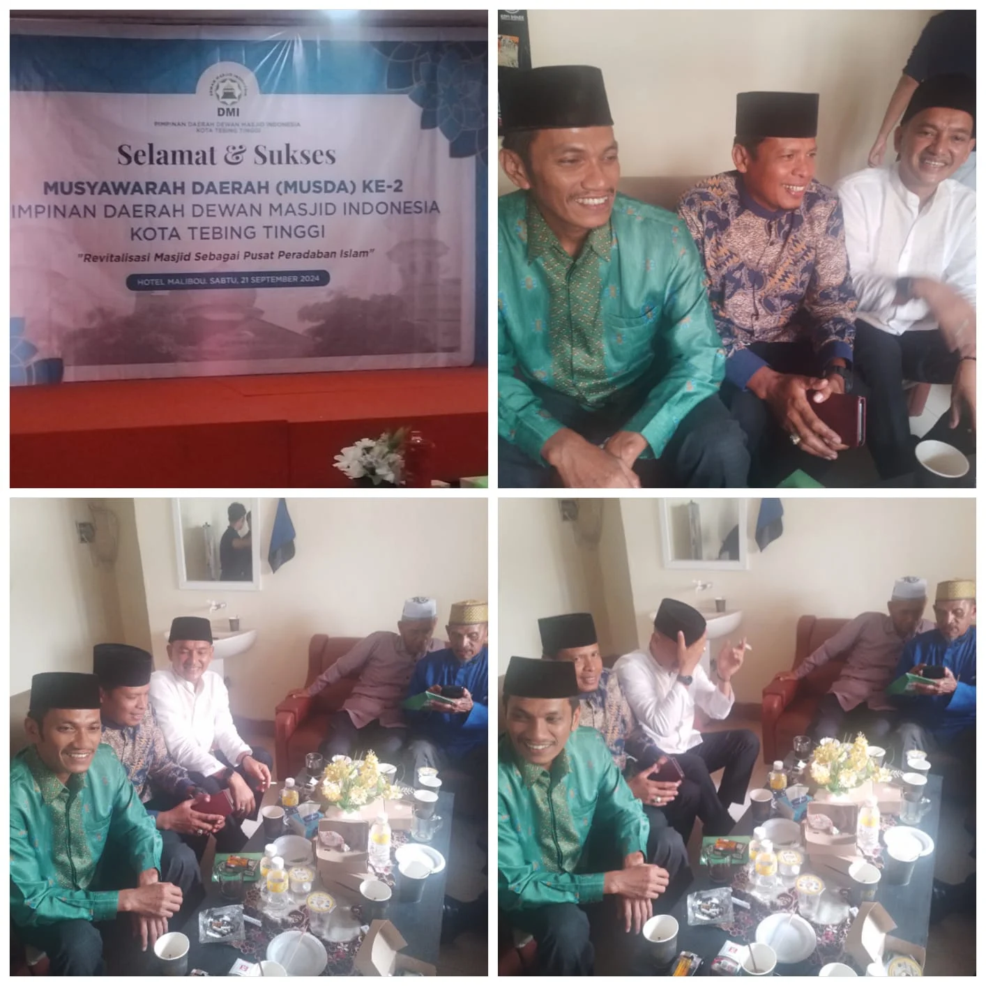 Calon Walikota Tebingtinggi H. Iman Irdian Saragih SE Hadiri Musda DMI Kota Tebingtinggi
