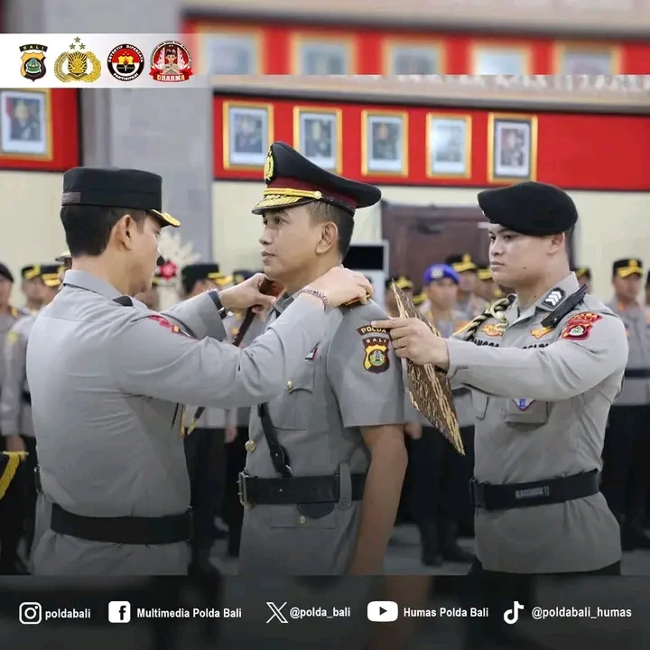 Pola Bali Laksanakan Serah Terima Jabatan Wakapolda Bali Dan PJU Polda Bali
