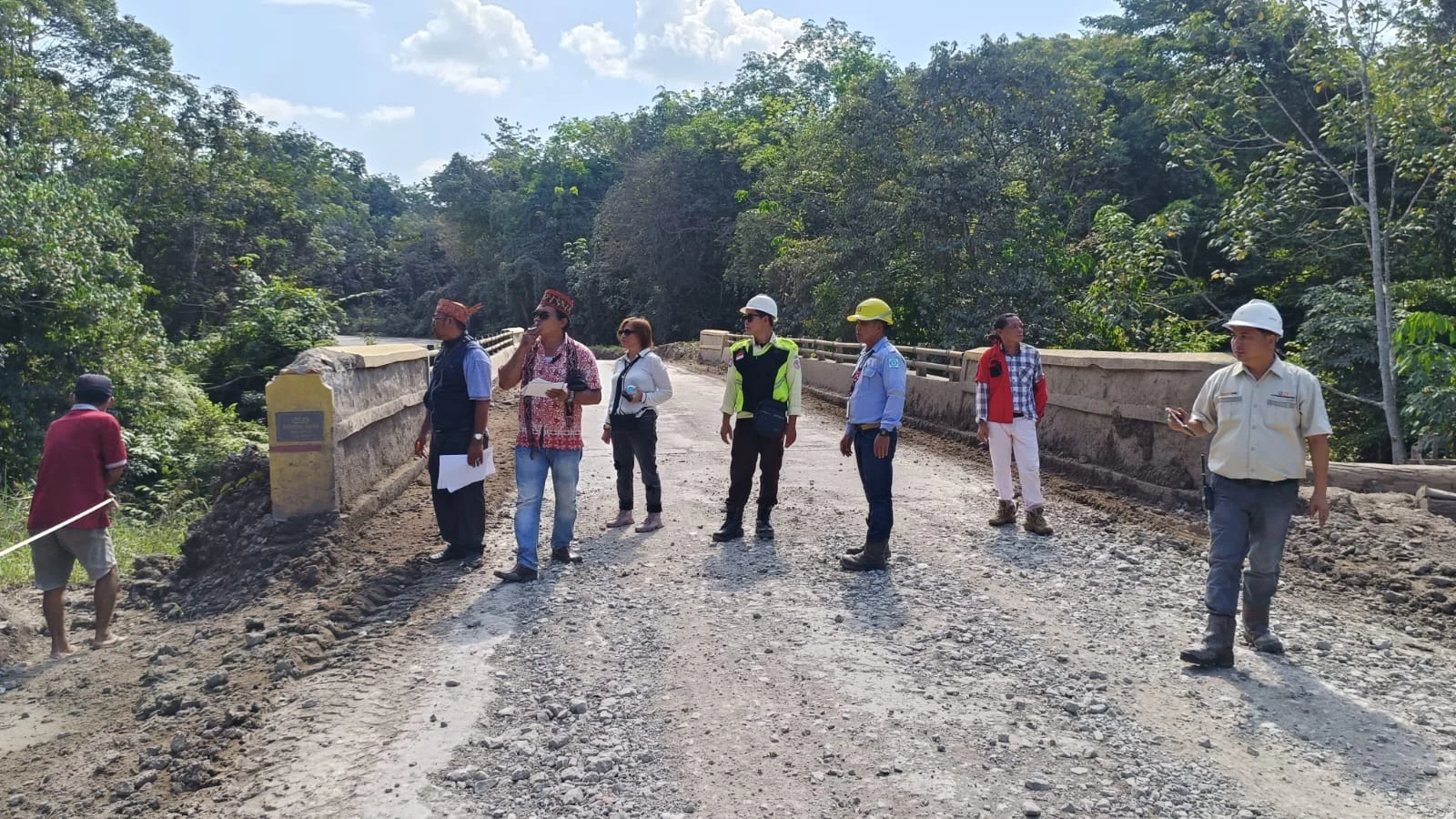 Ini Kerusakan Akibat Limbah Jalan PT. BDA Di Barito Utra Hasil Cek Bersama DAD
