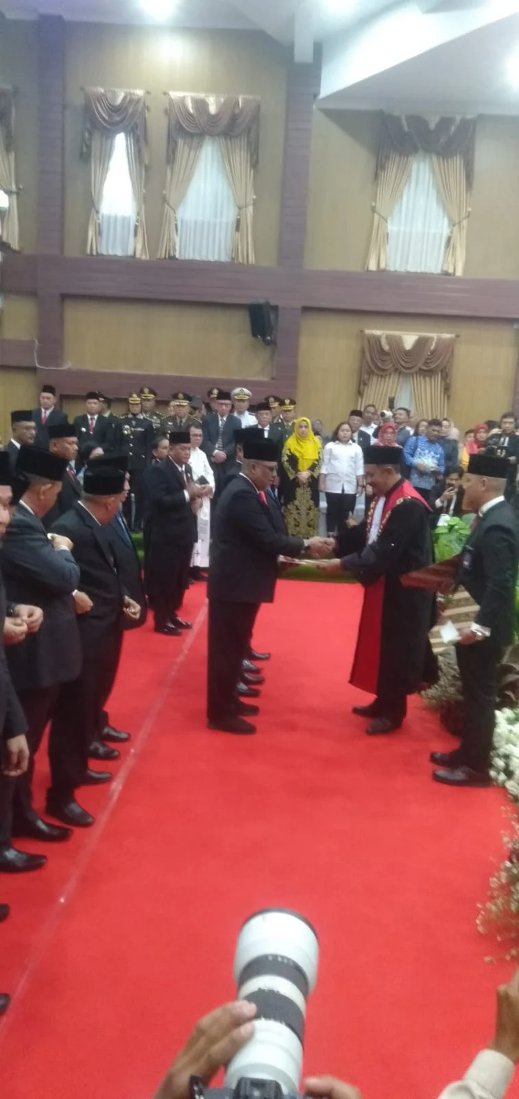 50 anggota dewan kabupaten Deli serdang sah di Lantik.