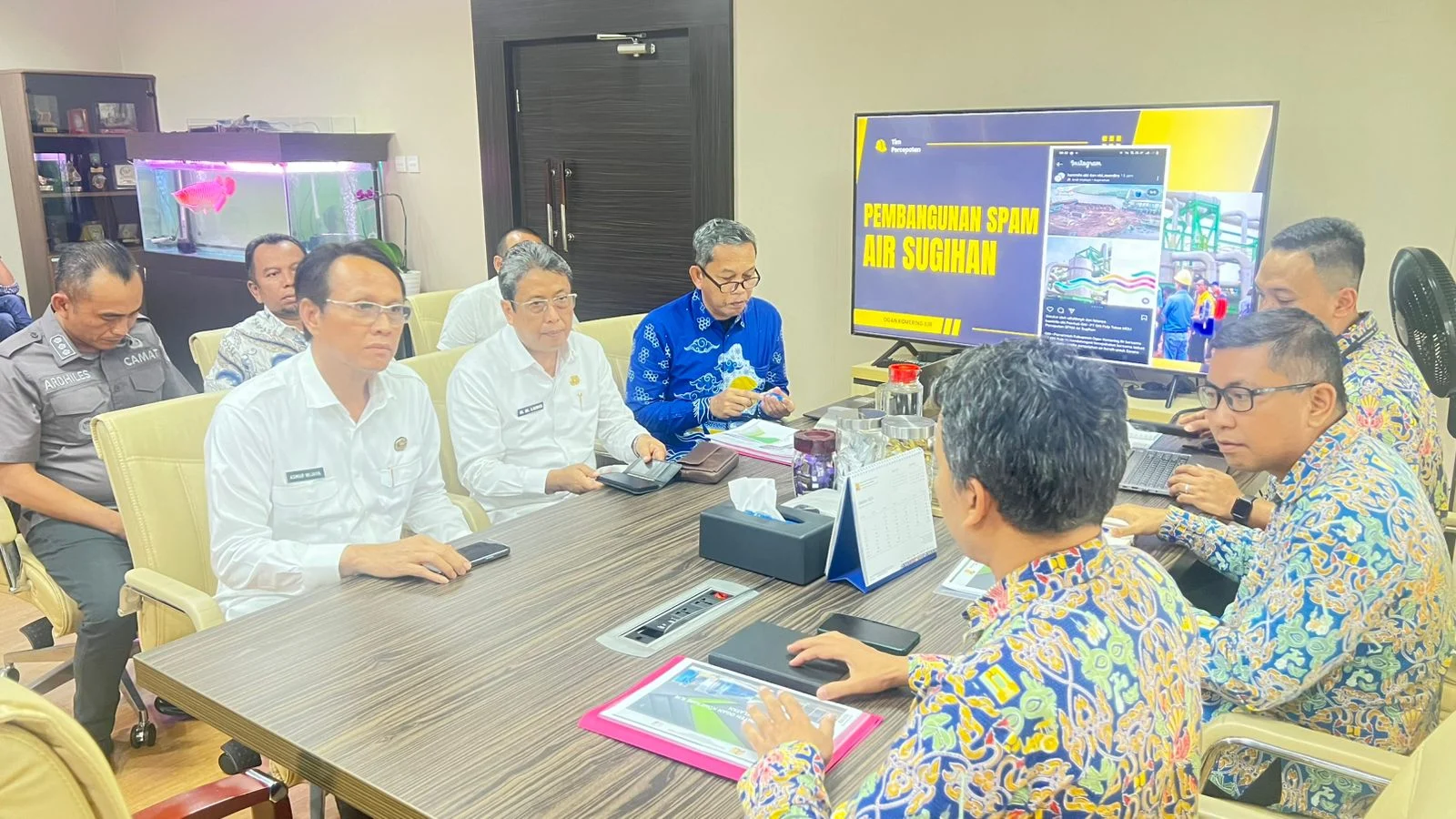 Datangi Kementrian PUPR, Pj Bupati OKI Dorong Percepatan SPAM Air Sugihan