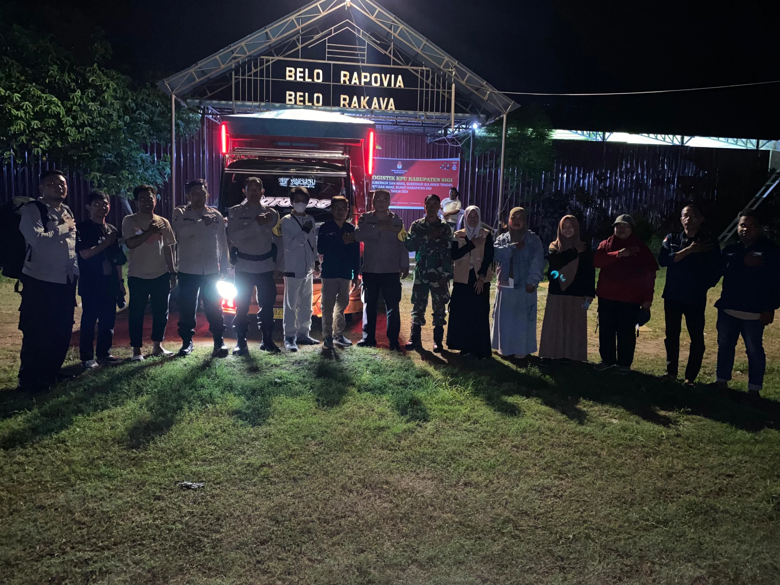 Kotak Suara Bergeser ke Gudang Logistik KPU Sigi, Polres Sigi Berikan Pengamanan dan Pengawalan