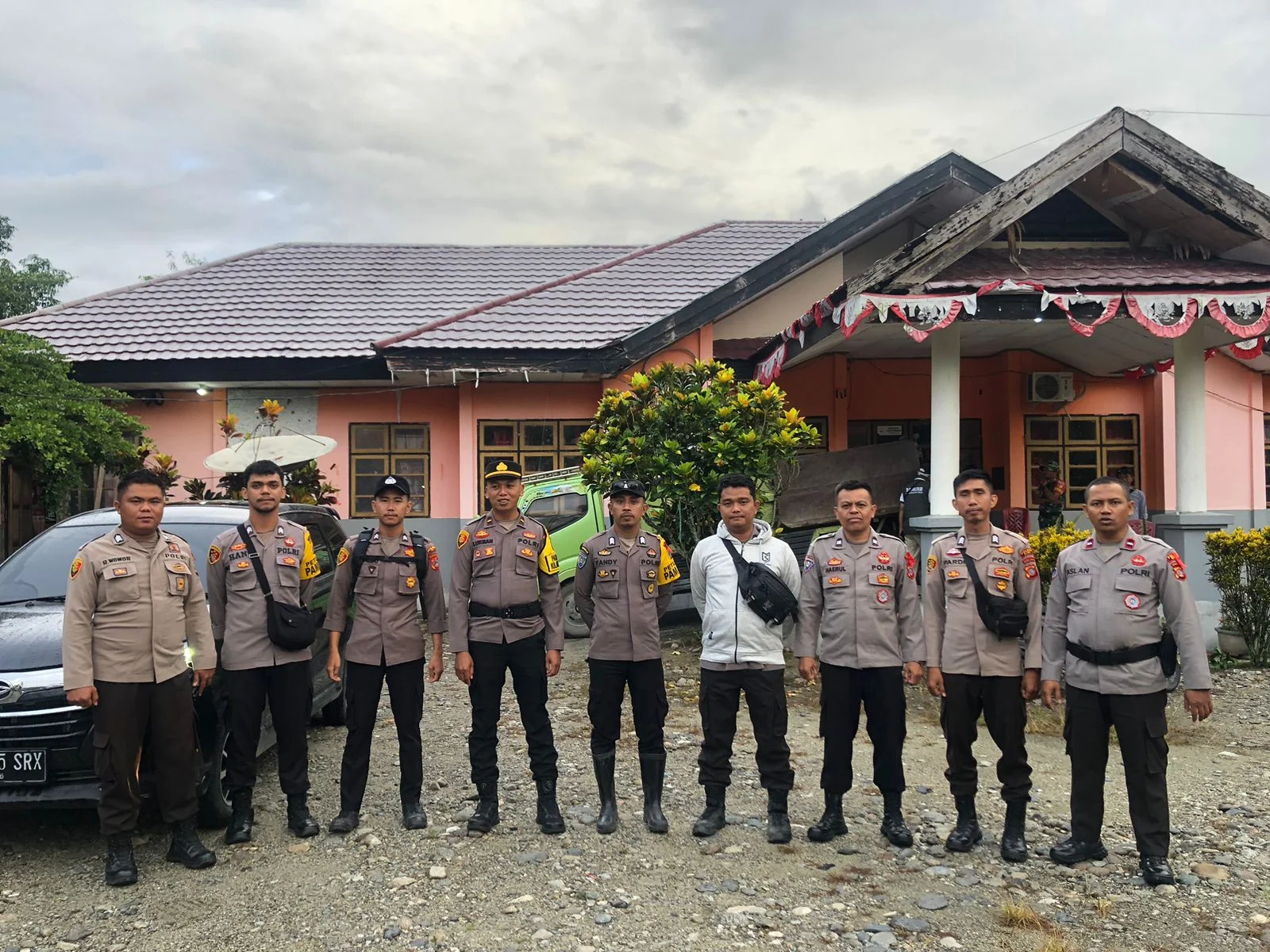 Kotak Suara Bergeser ke Gudang Logistik KPU Sigi, Polres Sigi Berikan Pengamanan dan Pengawalan