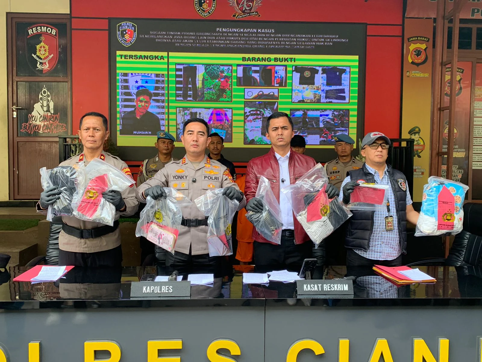 Polres Cianjur Tangkap Pelaku Pembunuhan Perempuan di Kebun Teh
