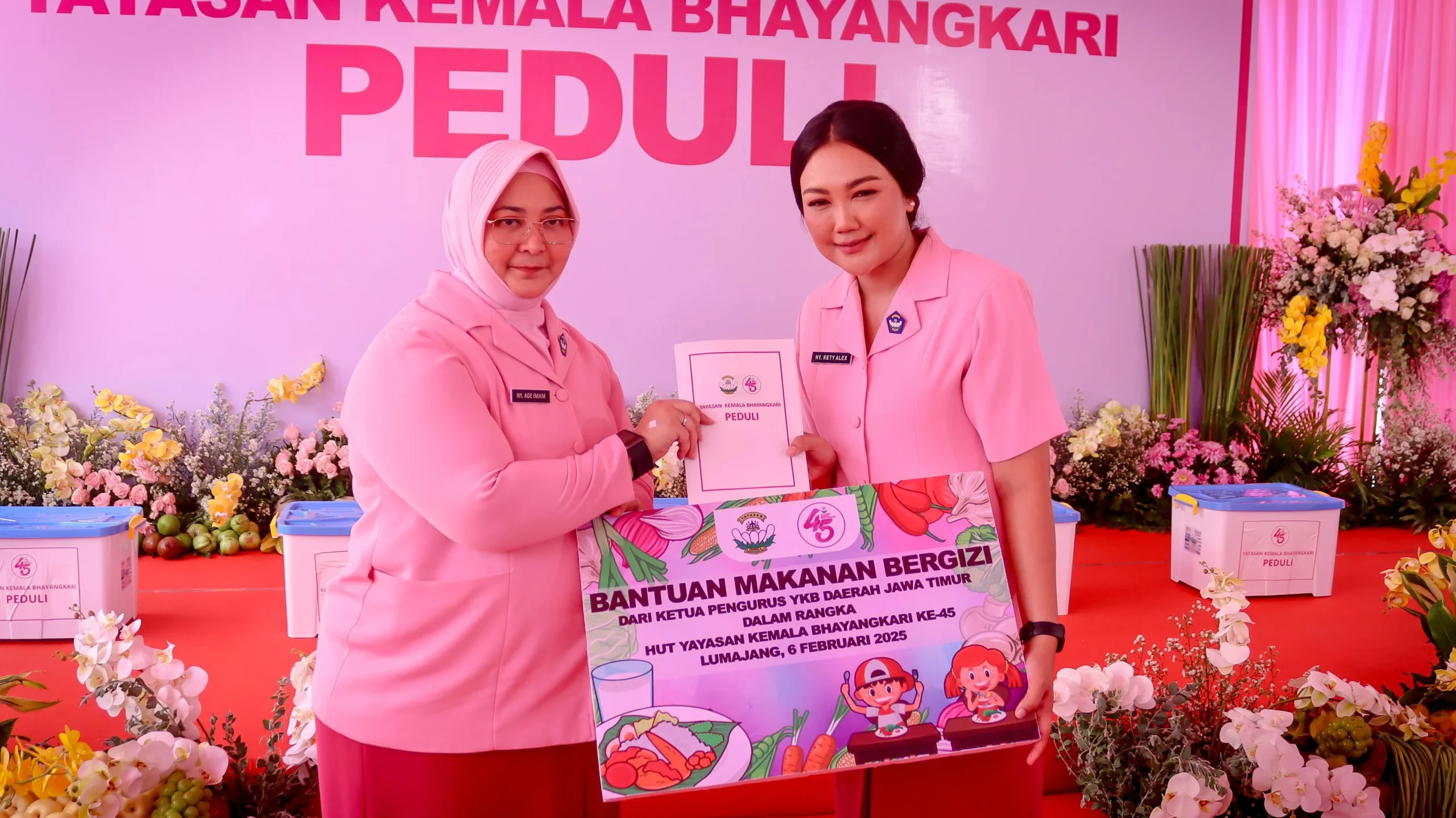 Ketua YKB Jatim Ade Imam Sugianto Kunjungi TK Kemala Bhayangkari 23 Lumajang, Berikan Makan Bergizi Gratis untuk Siswa