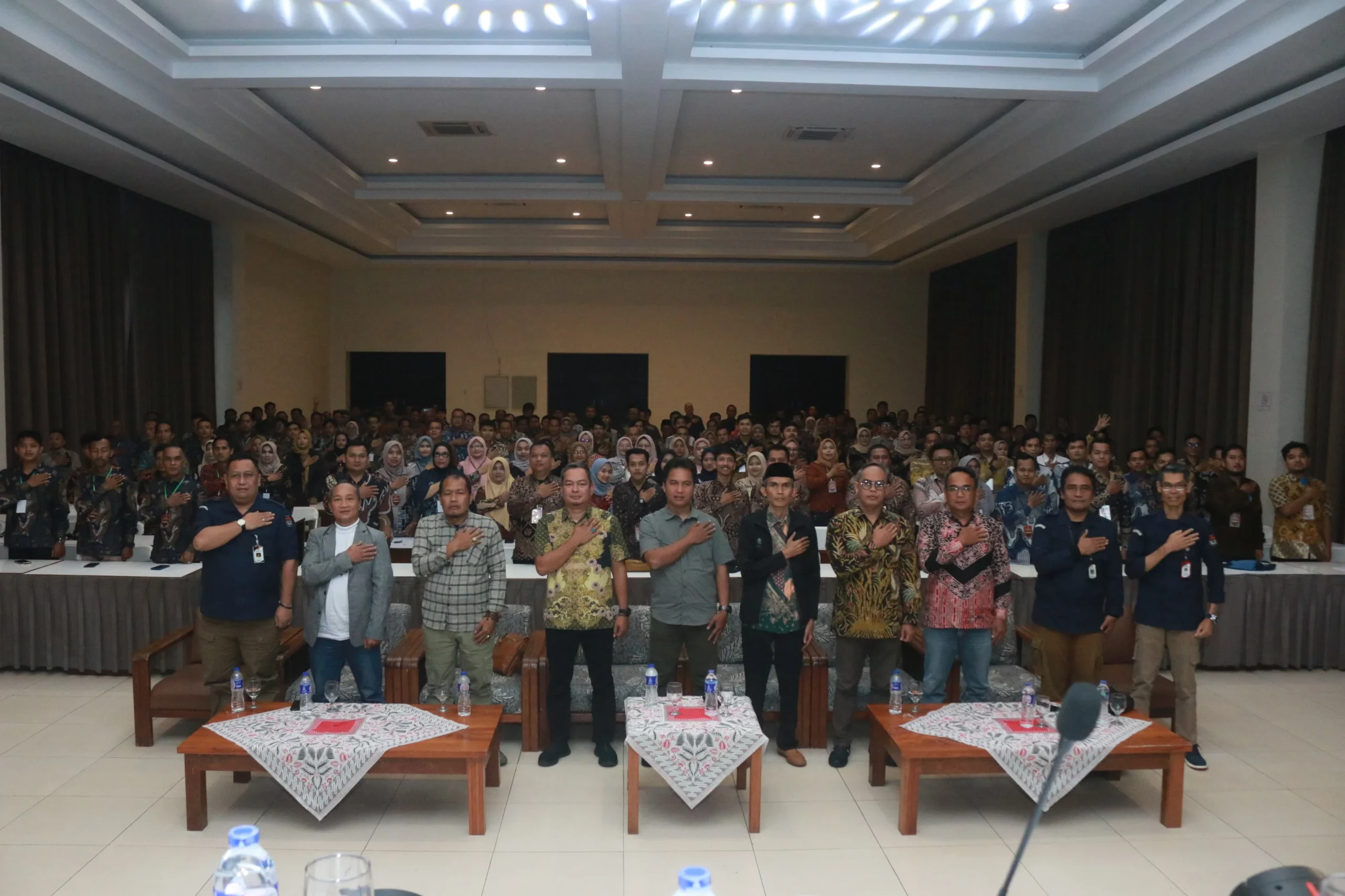 Komisi Pemilihan Umum Kabupaten Ciamis Menggelar Rapat Evaluasi Bagi Badan Ad-hoc