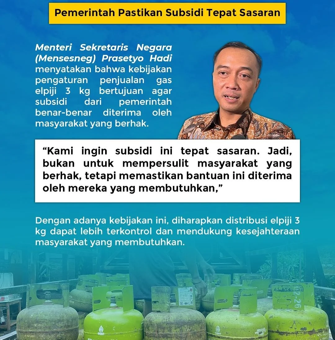 SEBAGAI SOSIAL KONTROL KE MASYARAKAT .KETUA DPP PARTAI GERINDA DAN TERAPAN DARI PRESIDEN RI,GAS ELPIJI 3 KILO YANG BERSUBSIDI ,,TETAP DENGAN HARGA STANDAR DAN NORMAL,,
