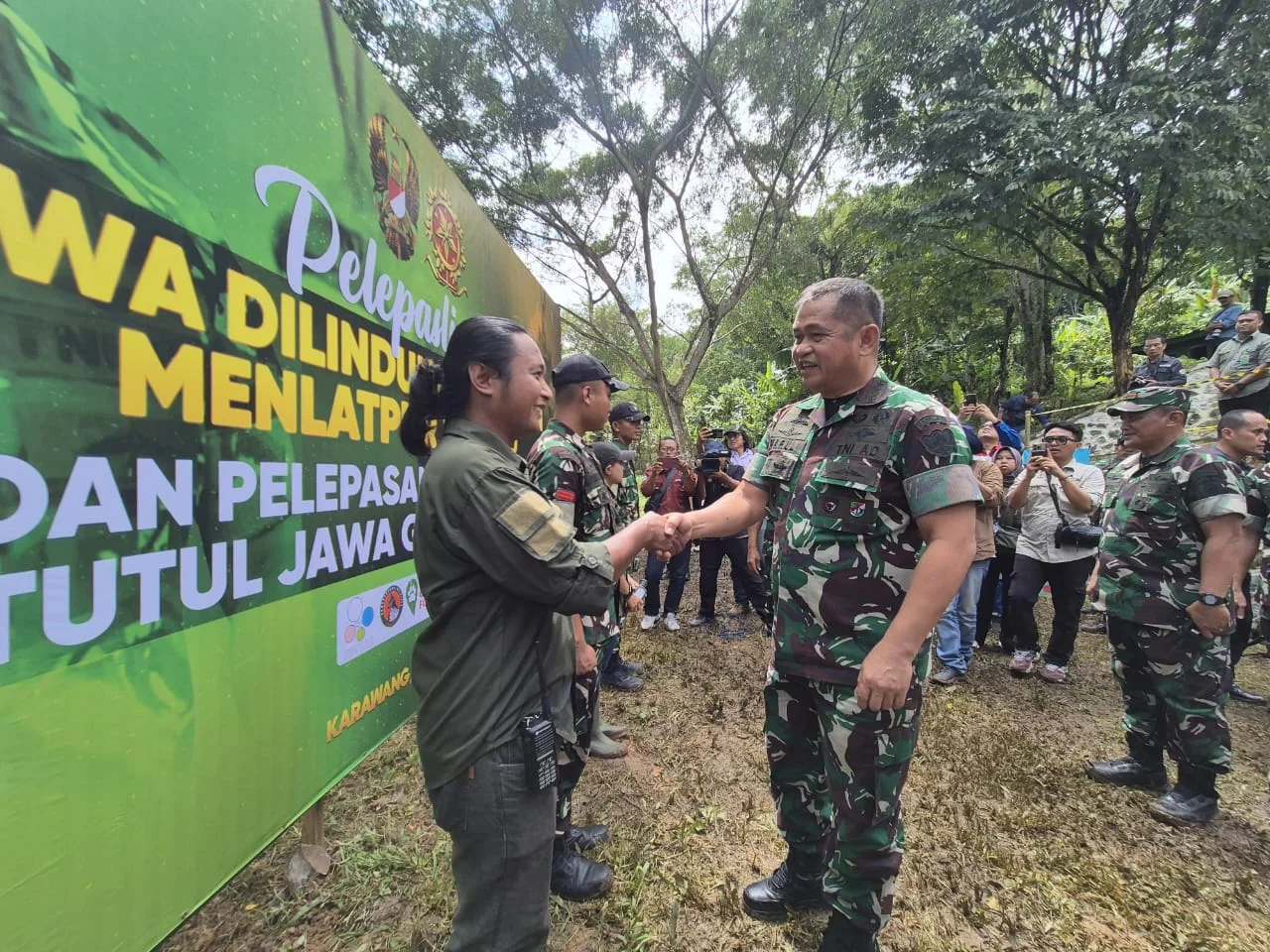 Konservasi Alam, Kasad Lepasliarkan Satwa Dilindungi di Hutan Sanggabuana