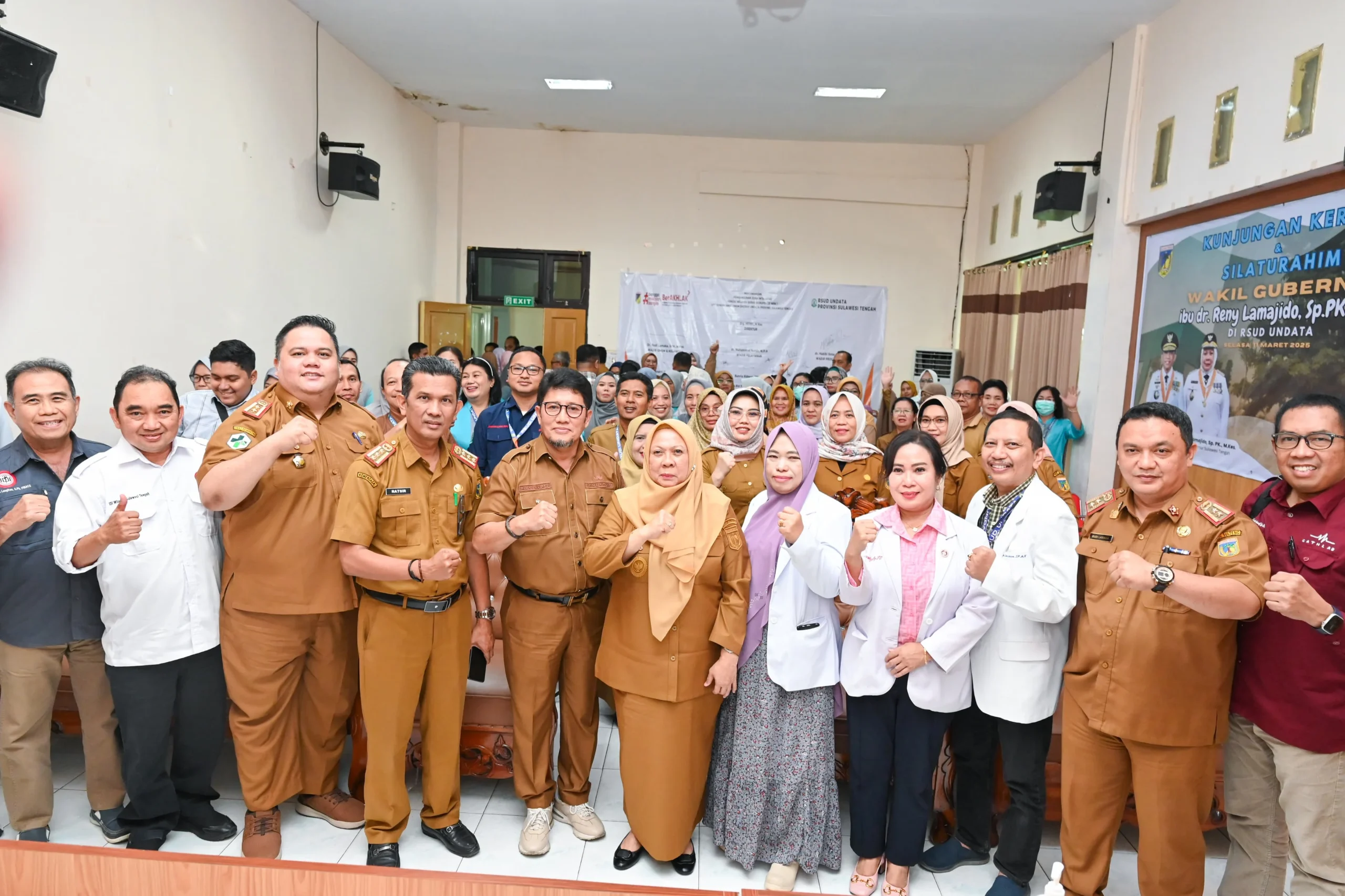 Tinjau Kesiapan RSUD Undata Cukup KTP Siap Dukung Program BERANI