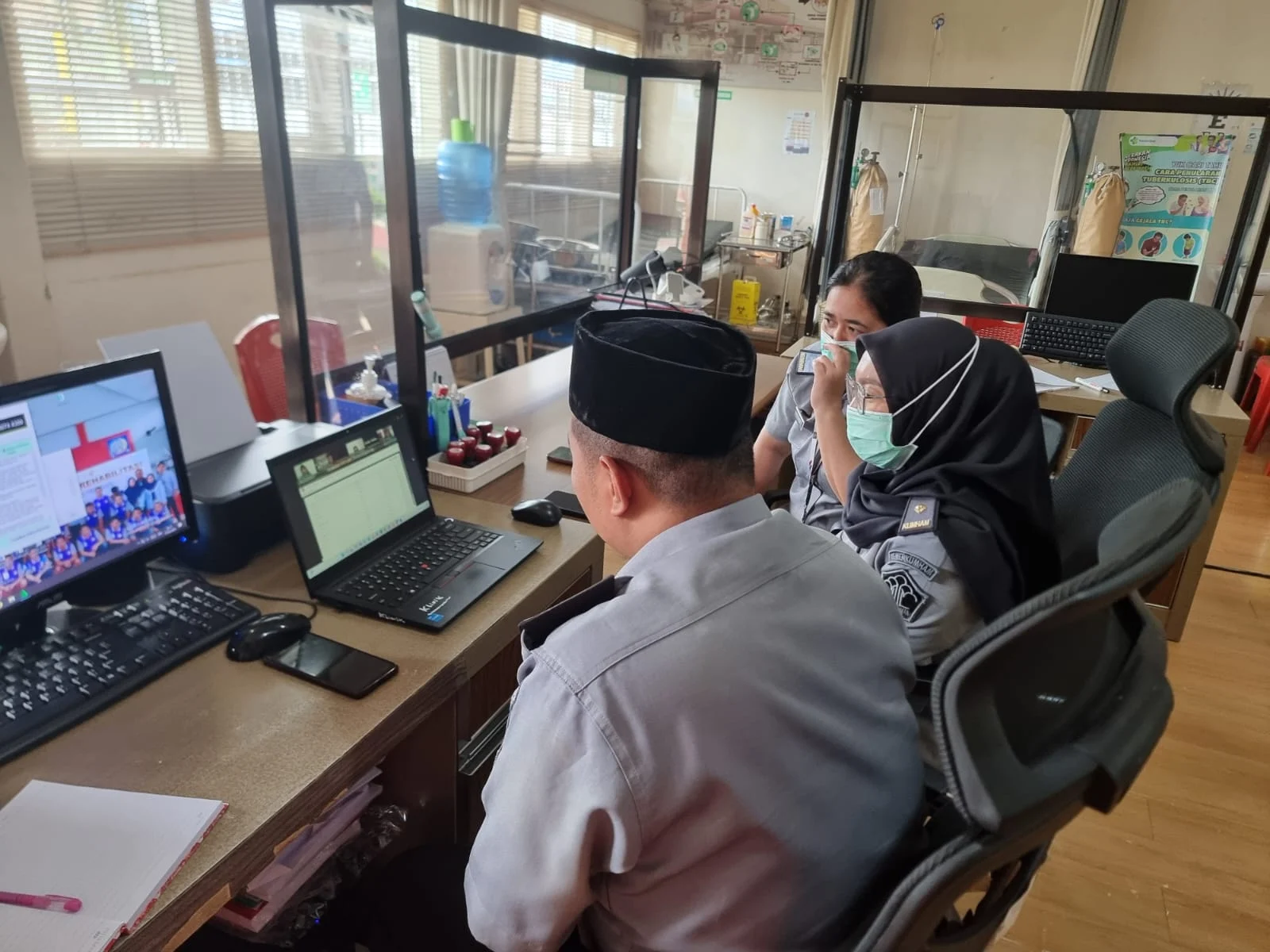Tingkatkan Kualitas SDM,Operator SDP Lapas Pekanbaru Ikuti Kegiatan Sosialisasi dan Bimtek Pemanfaatan Aplikasi SDP Watkesrehab