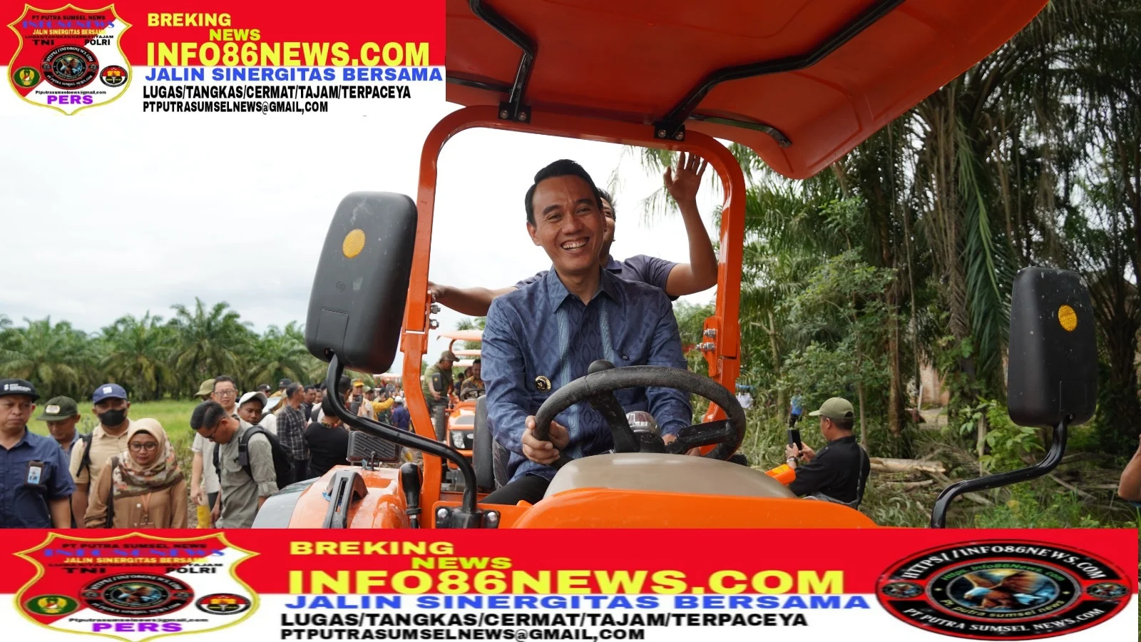 H. Muchendi Dorong Petani OKI Peroleh Nilai Tambah dari Bantuan Alsintan