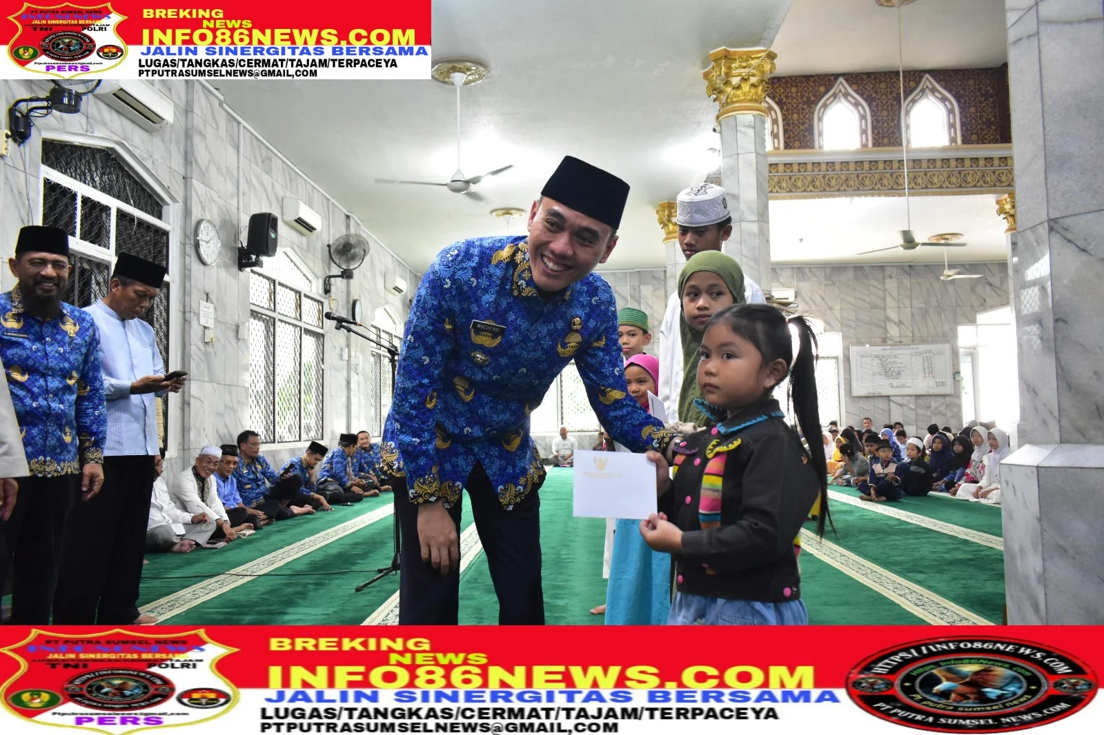 Bupati OKI Hadiri Peringatan Nuzulul Qur'an di Masjid Agung Sholihin Kayuagung