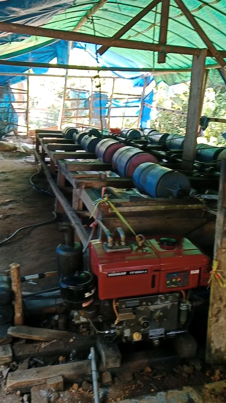 Anggota LBH Suara Panrita Keadilan Investigasi Aktivitas Tambang Emas di  desa Batumalonro, kecamatan Biringbulu, kabupaten Gowa.