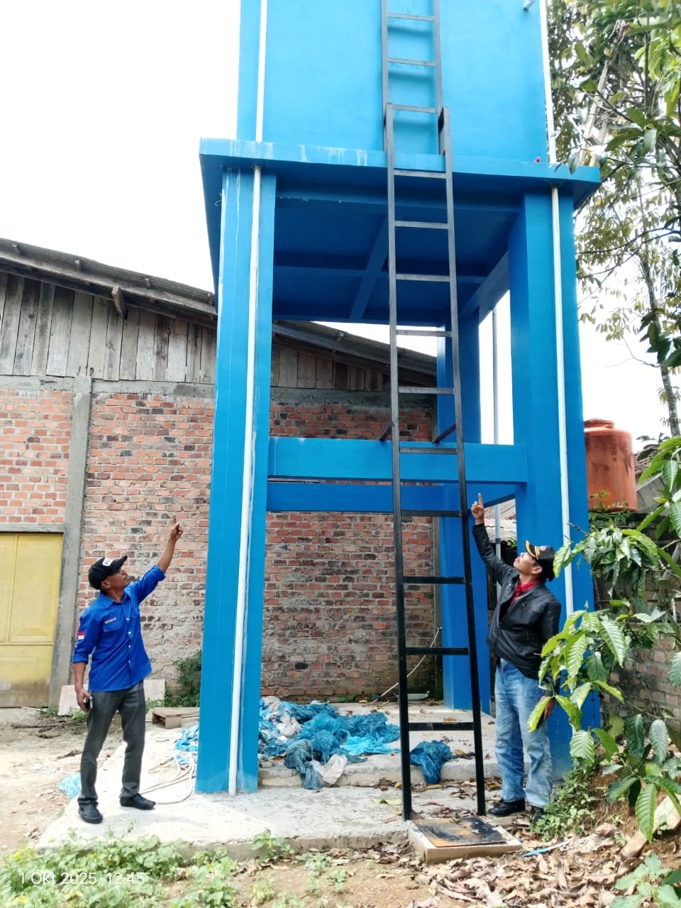 Pembangunan SPAM Di Cipta Waras Asal Jadi,Diduga Ada Kongkalikong Antara Pelaksana Dengan Oknum Terkait