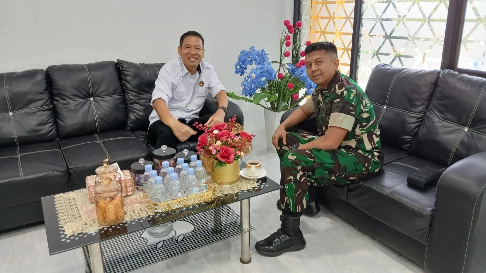 Dandim 0208/Asahan Lakukan Silaturahmi dengan Kakan BPN/ATR Kabupaten Asahan