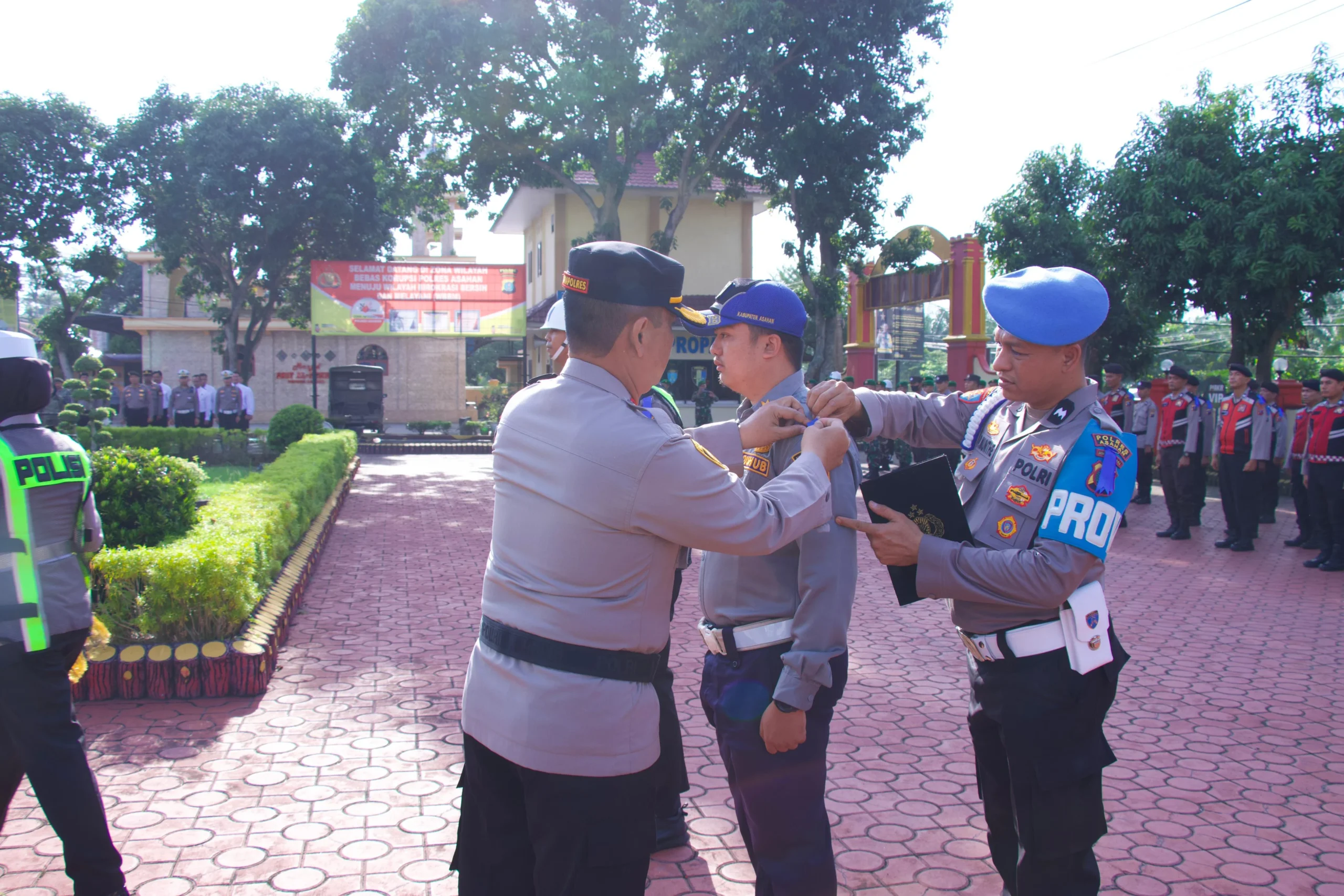Apel  Gelar  Pasukan   Operasi. Zebra  Toba 2025   digelar  Polres   Asahan   1.528 Personel  siap Amankan KamseltibcarLantas
