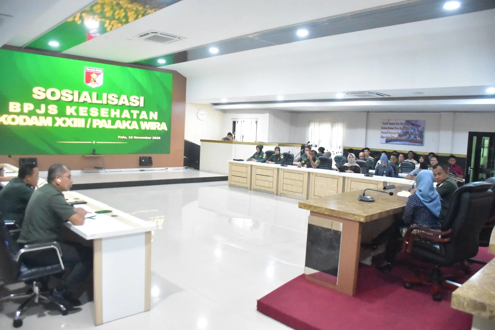Kodam XXIII/Palaka Wira Gandeng BPJS Kesehatan Gelar Sosialisasi Layanan Jaminan Kesehatan