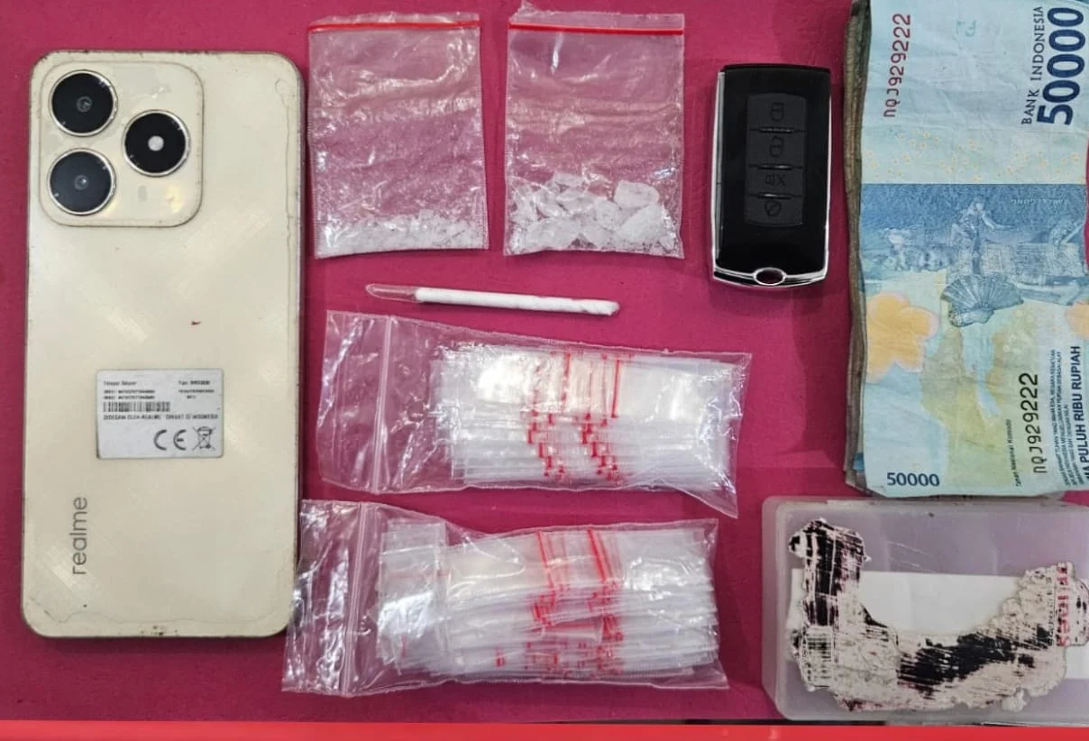 Polres Tebing Tinggi Gagalkan Peredaran Narkoba Di Jalan Karya Jaya, Sita 3,71 Gram Sabu