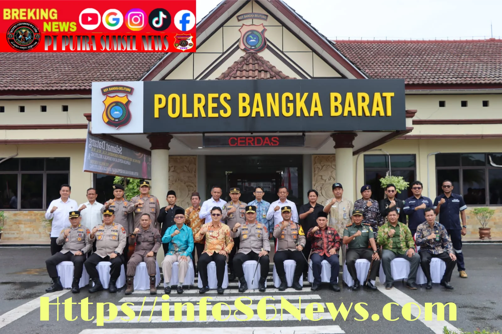 Kapolda Babel Kunjungi Polres Bangka Barat, Perkuat Sinergi Kepolisian dan Pemkab