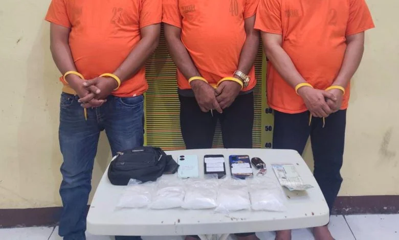 Polda Sumut Gagalkan Peredaran 500 Gram Sabu di Tebing Tinggi, Tiga Pelaku Diamankan