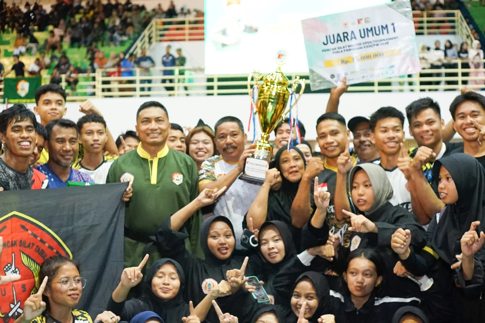 Pangdam XXIII/Palaka Wira Tutup Kejuaraan Pencak Silat Militer Open Turnamen Piala Pangdam XXIII/PW TA 2026
