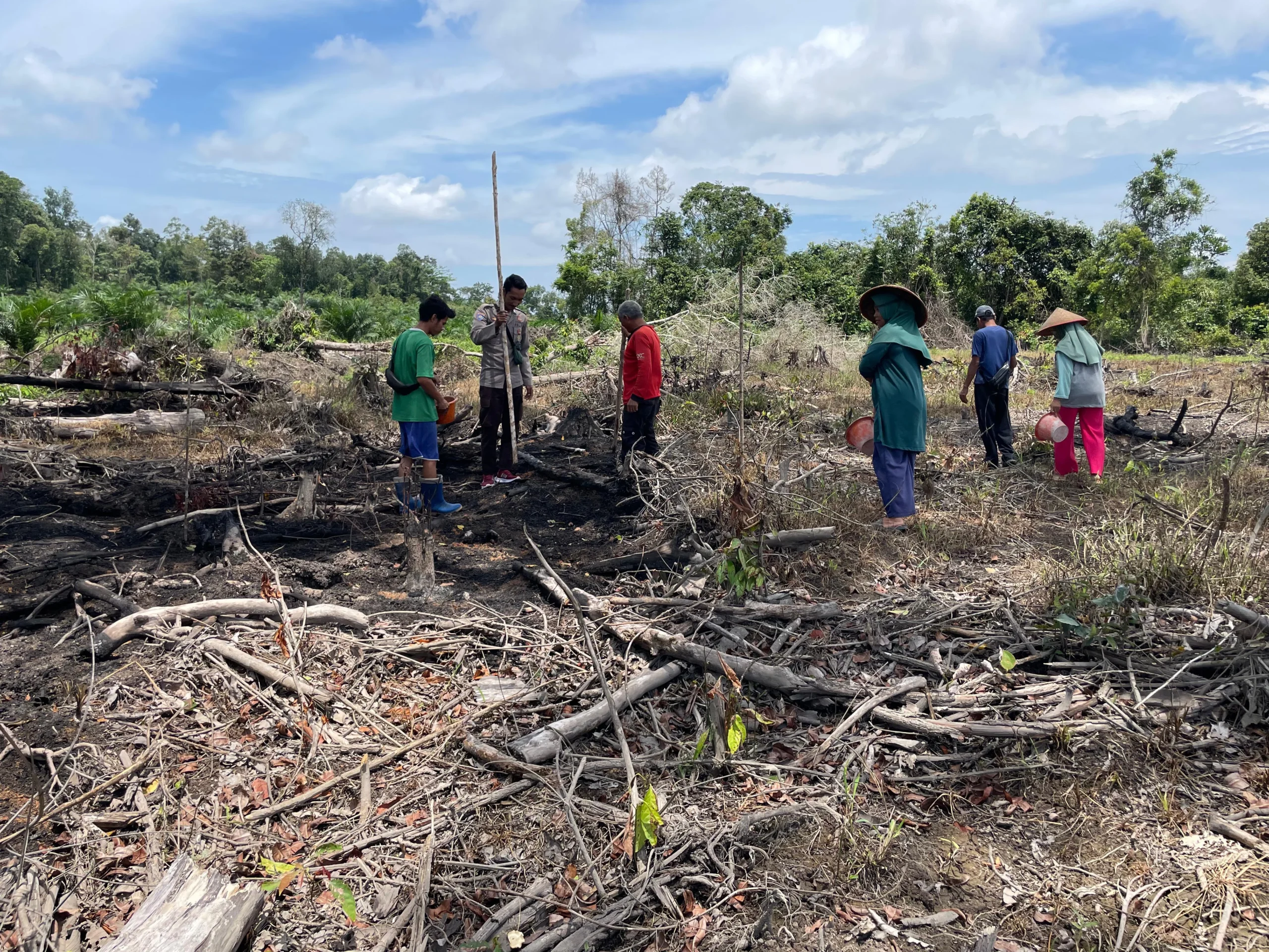 Polisi Turun ke Ladang, Kapolres Bangka Barat Dorong Penanaman Jagung 1 Hektare di Desa Kacung