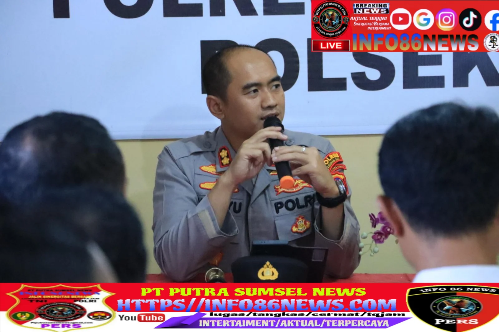 Kapolres Labuhanbatu Kunjungan Kerja ke Polsek Na IX-X, Tekankan Disiplin dan Pelayanan Prima
