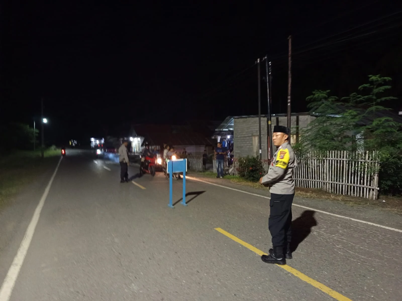 Kapolres Donggala AKBP Angga Dewanto Basari, S.I.K. M.So,  Melalui Kapolsek Banawa Selatan Ipda Asri Nasir, SH/ Personil Laksanakan Giat Imbangan OPS Pekat 1 Tinombala 2026, Selama Bulan Suci Ramadhan1447/H