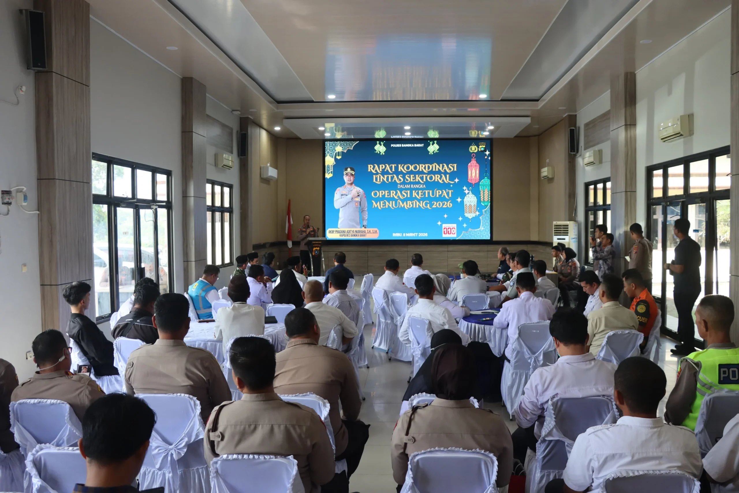 Kapolres Bangka Barat: Operasi Ketupat Menumbing 2026 Fokus Amankan Arus Mudik dan Balik Lebaran