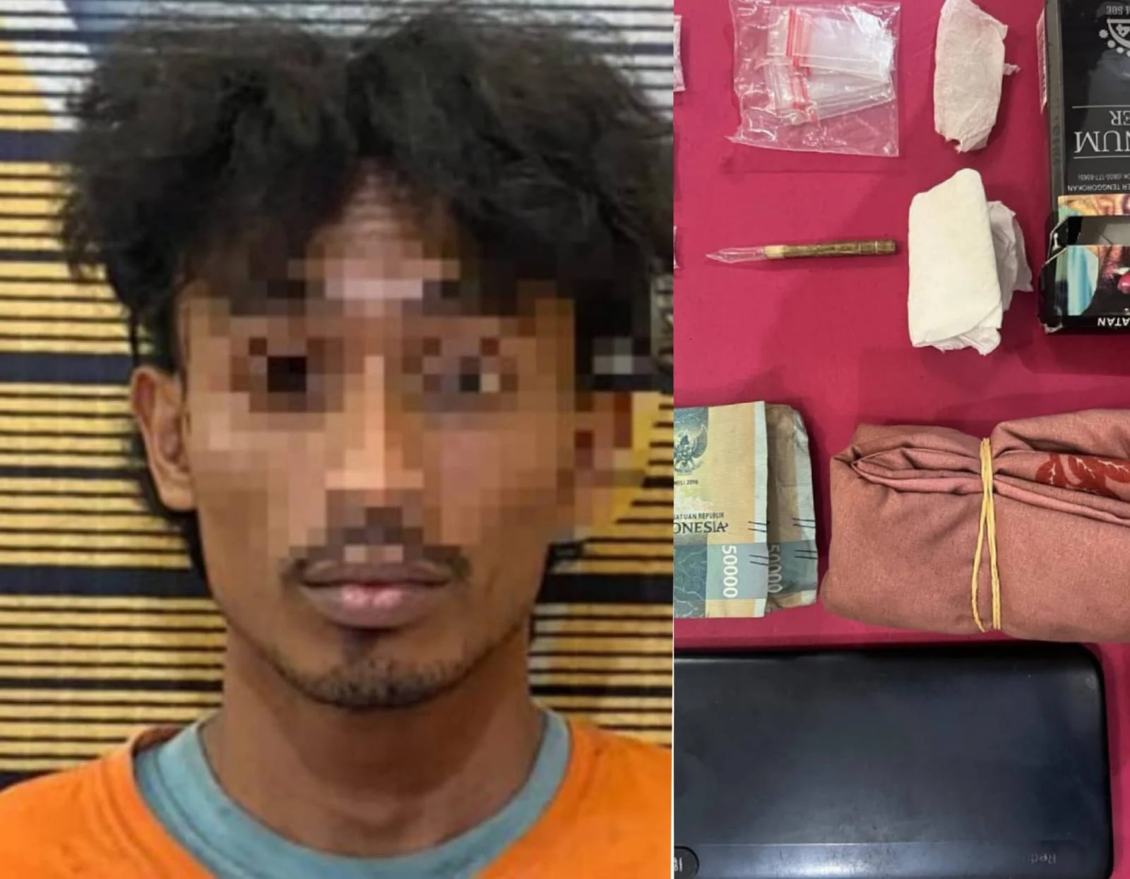 Satresnarkoba Polres Tebing Tinggi Gagalkan Transaksi Sabu di Desa Binjai