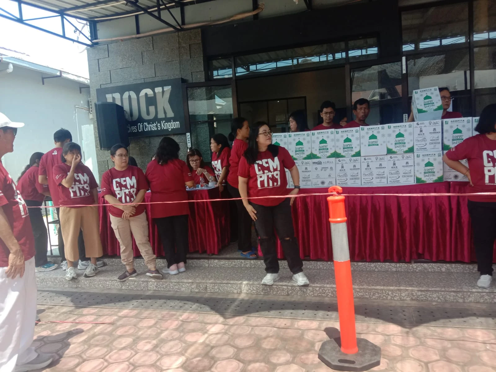 GEMPITA Tulungagung Gelar Aksi Sosial 15 Tahun Berbagi, Kapolres Turut Hadir Dukung Pembagian Sembako Jelang Idul Fitri