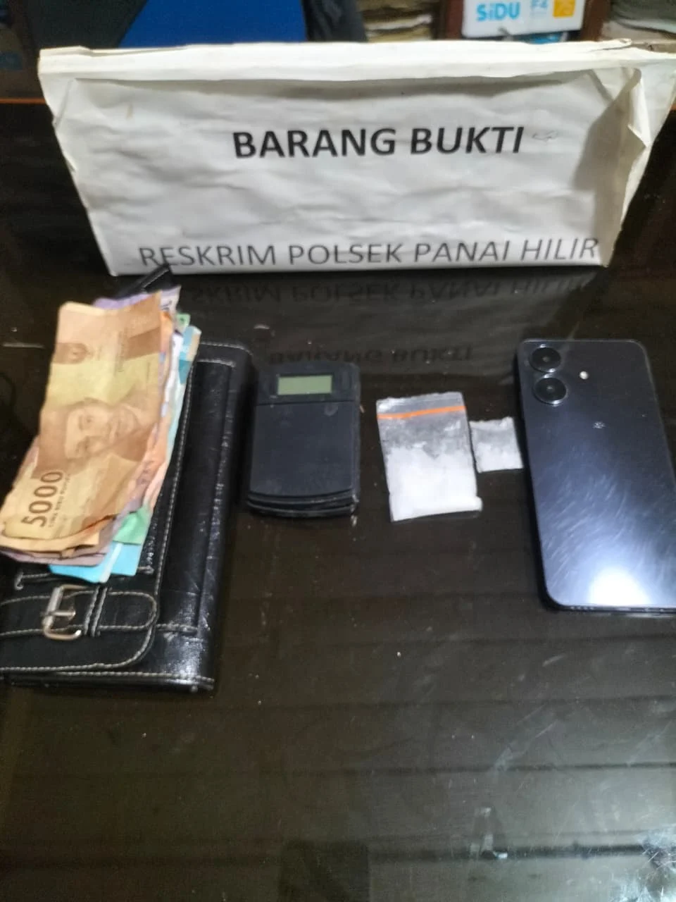 Polsek Panai Hilir Sei Berombang Polres Kabupaten Labuhanbatu Kembali Amankan Pengedar Sabu 6, 97 Gram Bruto..
