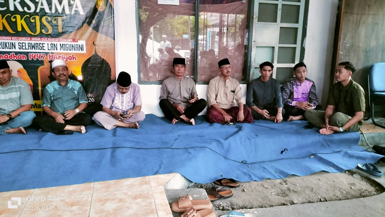 Ketua Umum KKJST Sulteng Sumarno, SE, Buka Bersama  Kerukunan Keluarga Jawa Sulawesi Tengah Bulan Suci Ramadhan 1447/H. 2026,  Di Jln. Cikditiro Palu, Berjalan Aman Dan Lancar
