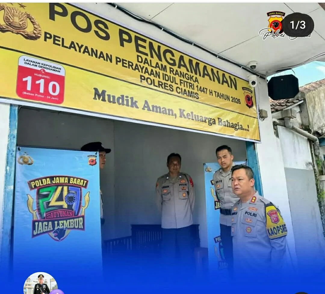 Kapolres Ciamis Tinjau Langsung Pos Pelayanan di Stasiun KAI Kab.Ciamis