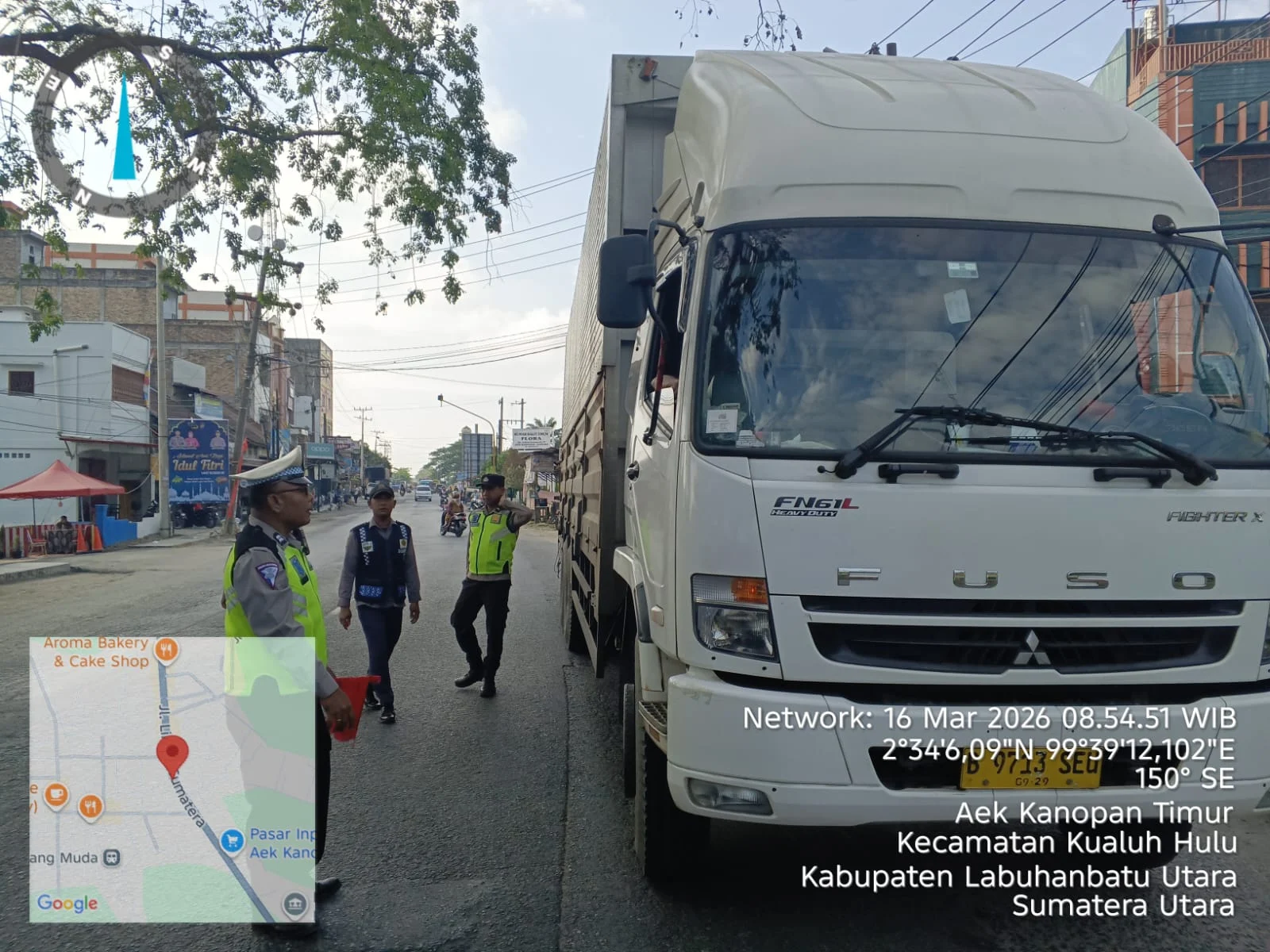 Kapolres Labuhanbatu Imbau Sopir Truk Sumbu Tiga ke Atas Tidak Beroperasi Selama Operasi Ketupat 2026