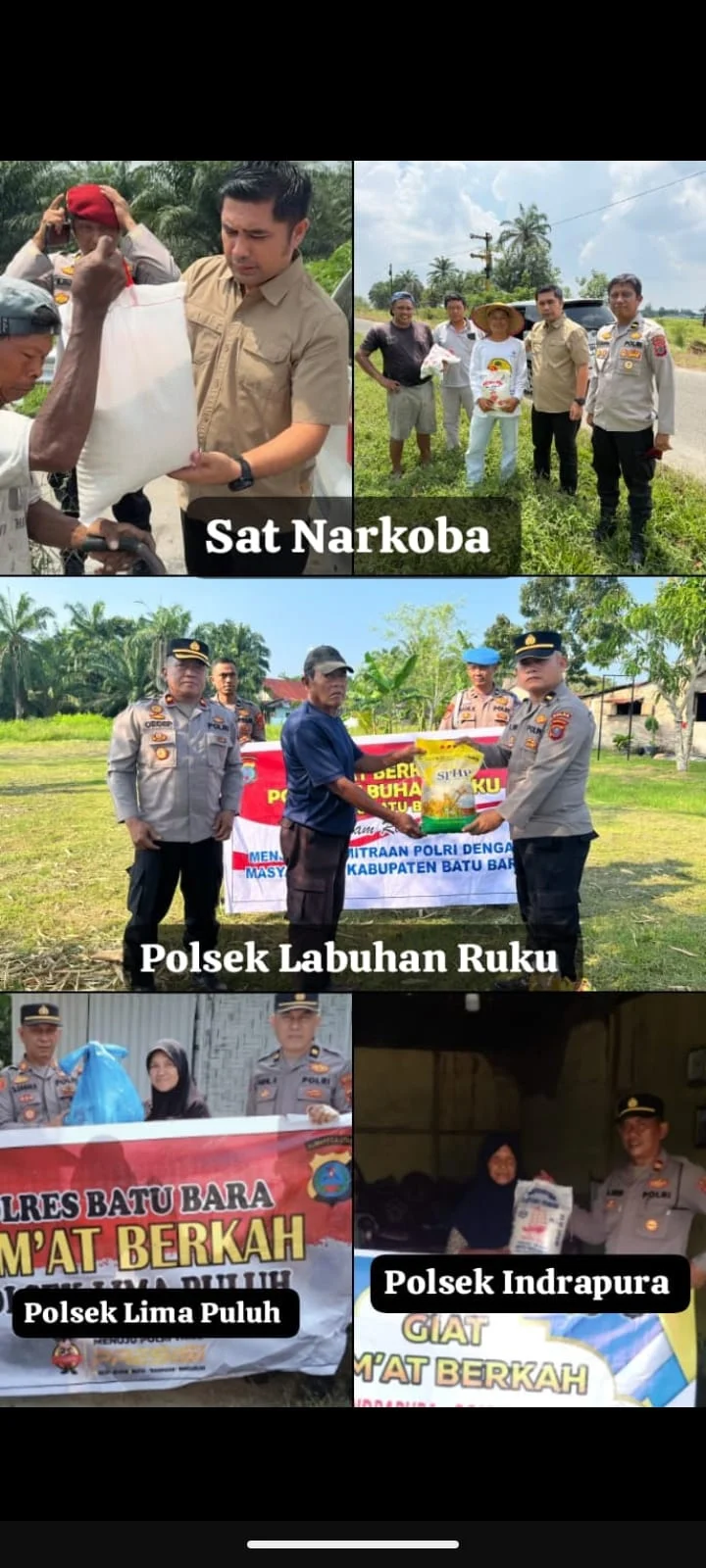 *Polres Batu Bara Gelar Kegiatan Jum'at Berkah Serentak, Wujud Kepedulian Polri Terhadap Masyarakat*.