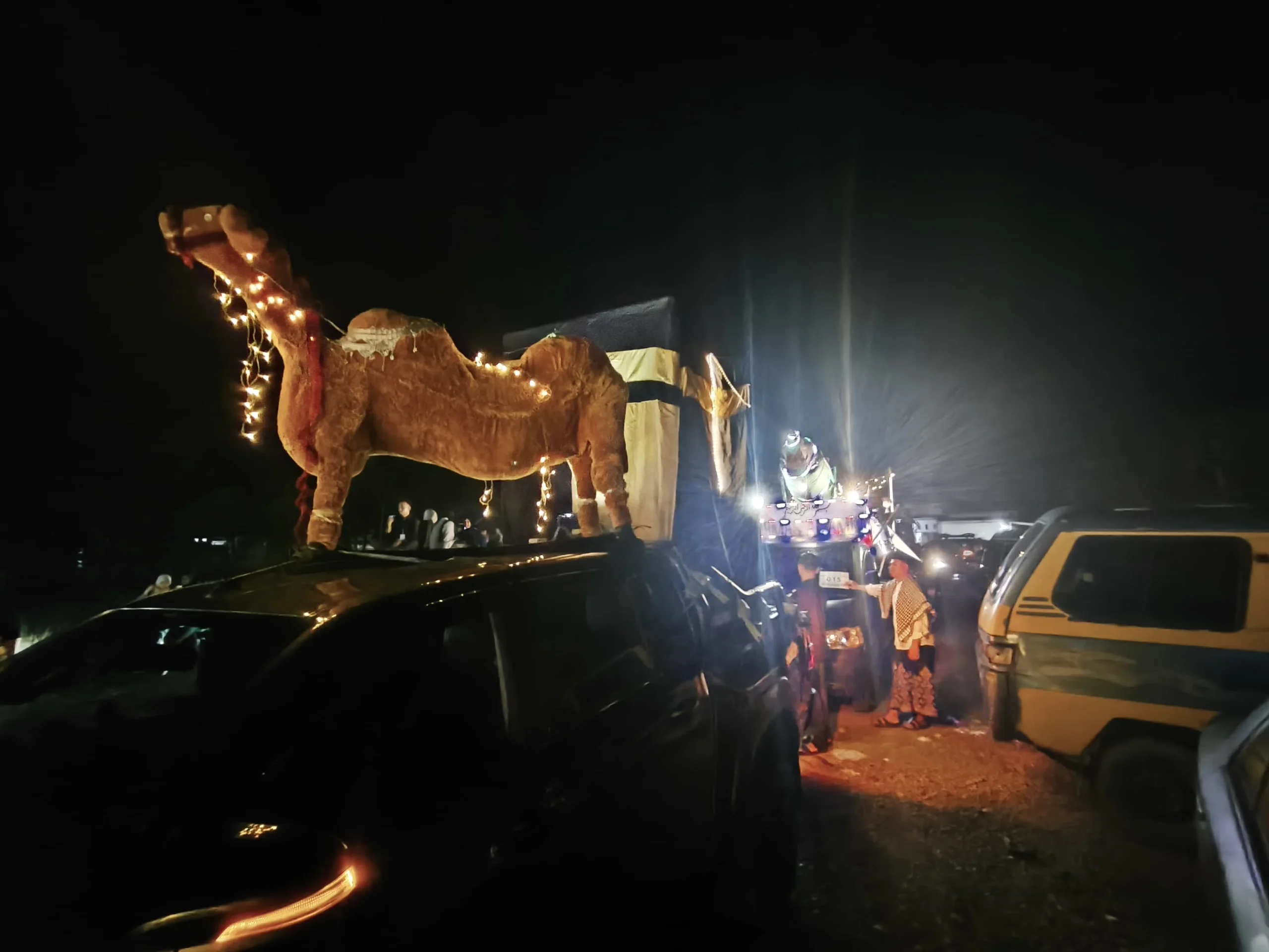 Gema Takbir Berkumandang Keliling di kabupaten Musi Rawas terpantau kondusif Di selenggarakan karang taruna kapolsek koramil musi rawas mantap