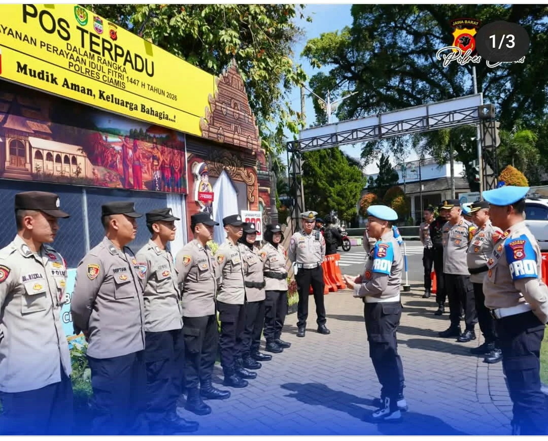 Ucapan Terimakasih Dan Selamat Media Info86news.com Untuk Polri,Polda Jabar,Polres Ciamis,Operasi Ketupat Lodaya 2026 Berjalan Dengan Kondusif,Sukses,Aman,Nyaman,Tertib,Lancar
