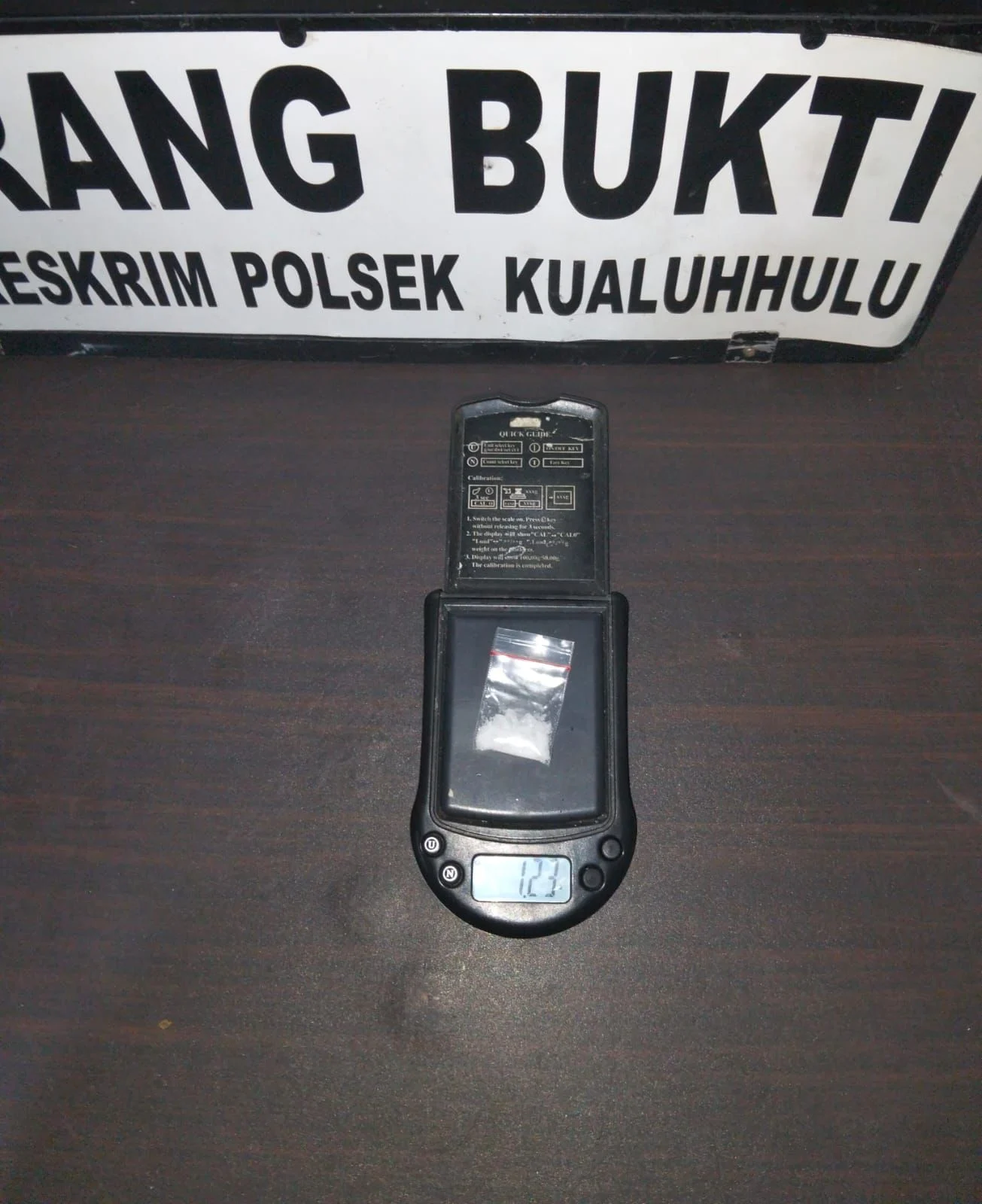 Polsek Kualuh Hulu Ungkap Kasus Narkotika, Satu Tersangka Diamankan Dan Sabu 1,23 Gram.