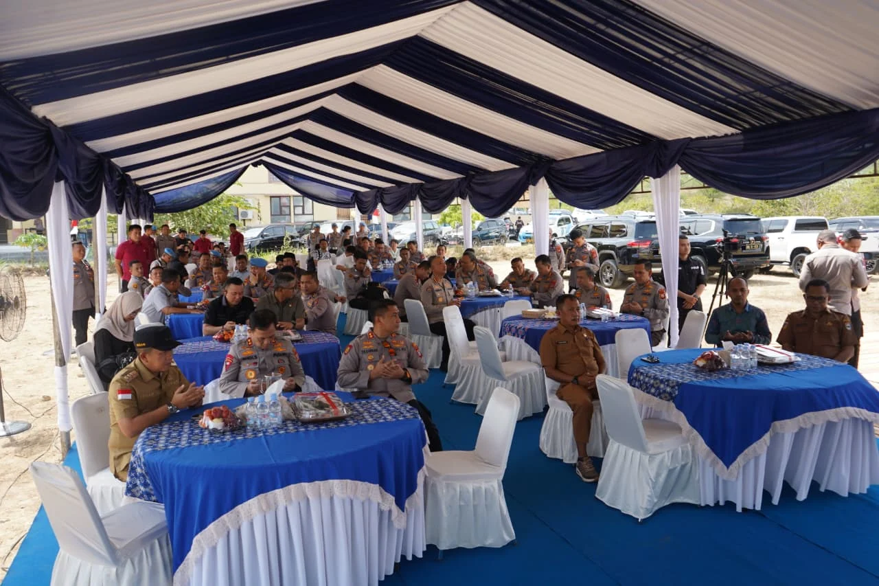 *Peletakan Batu Pertama Gedung Ditreskrimsus dan Ditreskrimum, Kapolda Sulteng Tekankan Pelayanan Prima*

