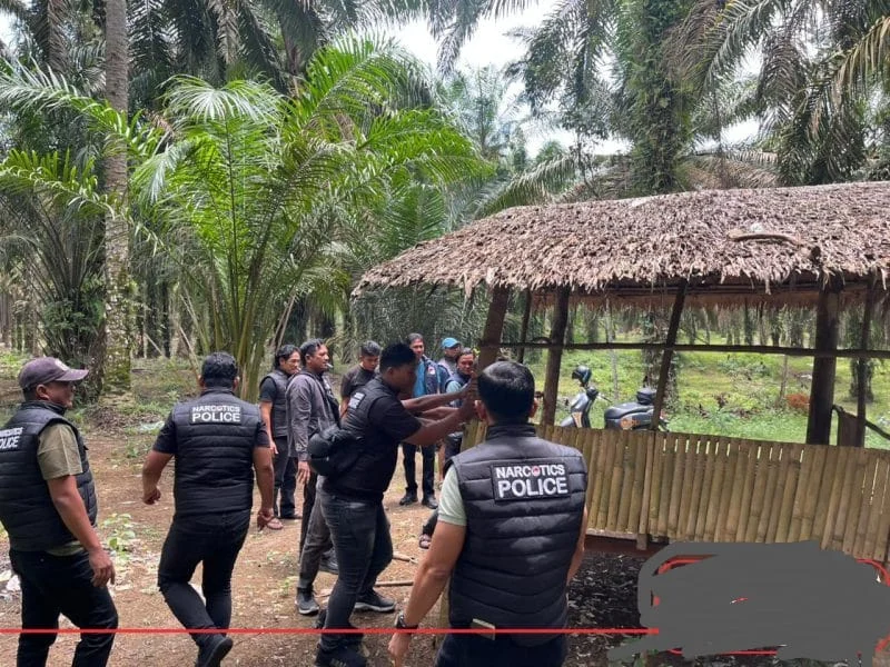 Sat Narkoba Polres Binjai Kembali Grebek Sarang Narkoba (GSN) di Kecamatan Selesai Kabupaten Langkat