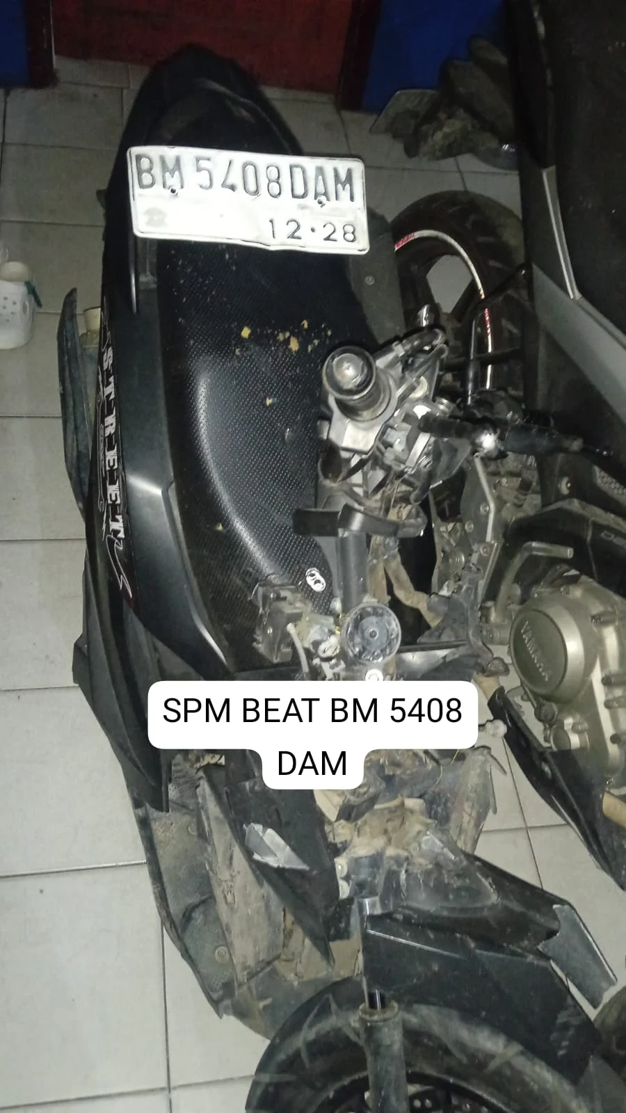 Laka lantas Tabrak Depan Antara Honda Beat Dengan Truck Tronton Satu Alami Luka Parah Dibawa Ke RSUD Rantauprapat.