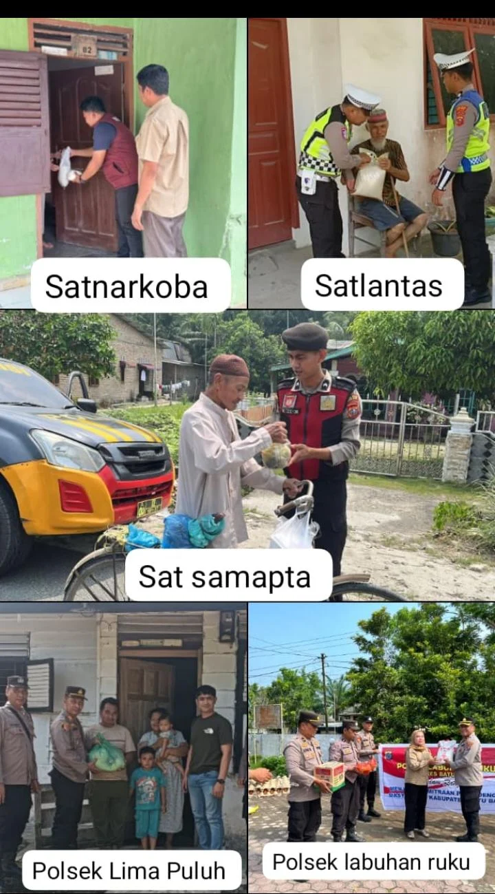 POLRES BATU BARA GELAR KEGIATAN JUM’AT BERKAH SERENTAK, WUJUD KEPEDULIAN POLRI KEPADA MASYARAKAT